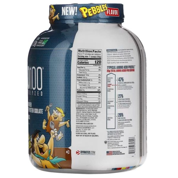 پروتئین ایزو 100 دایماتیز (Dymatize ISO100 Hydrolyzed Protein Powder) - تصویر 2