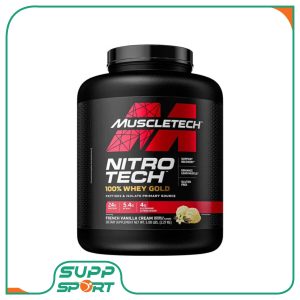 پروتئین وی گلد نیتروتک ماسل تک 2.27کیلوگرم (MuscleTech Nitro-Tech 100% Whey Gold)