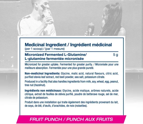 گلوتامین پی وی ال  400 گرم( PVL 100% Pure Glutamine) - تصویر 4