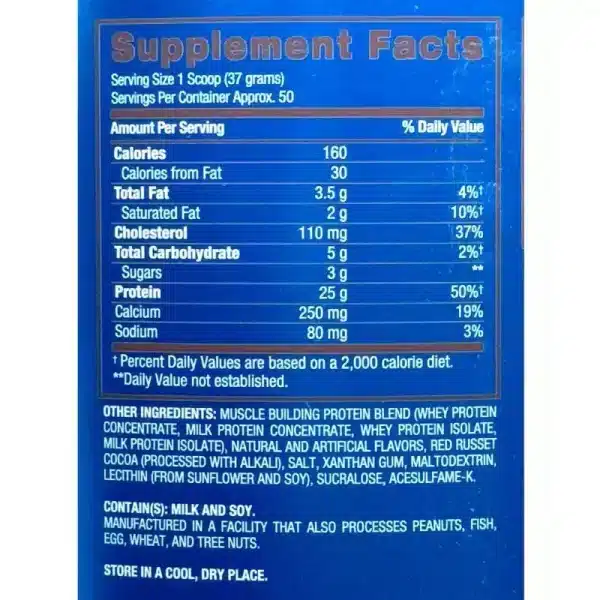 پروتئین وی بی پی آی اچ دی 1.85کیلوگرم (Bpi WHEY HD) - تصویر 4