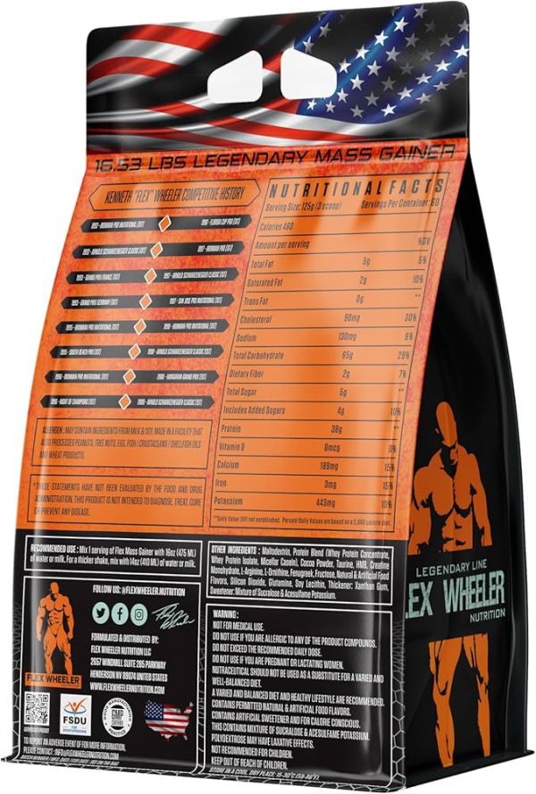 مس گینر فلکس ویلر 7.5 کیلوگرم(FLEX WHEELER MASS GAINER) - تصویر 2