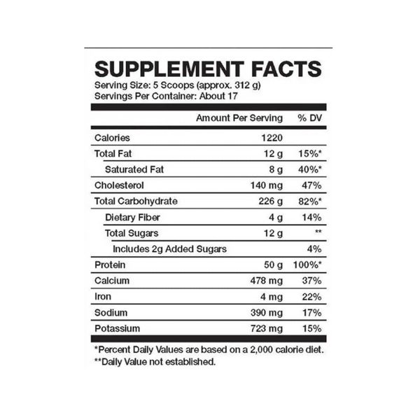 گینر مس ایوژن 5.5کیلوگرم( Evogen Super Huge Mass Gainer) - تصویر 3