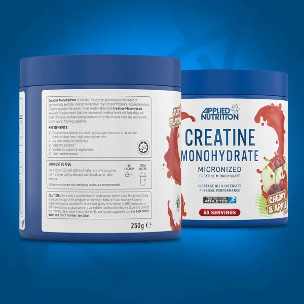 کراتین مونوهیدرات طعم دار اپلاید 250گرم (Applied CREATINE MONOHYDRATE) - تصویر 3