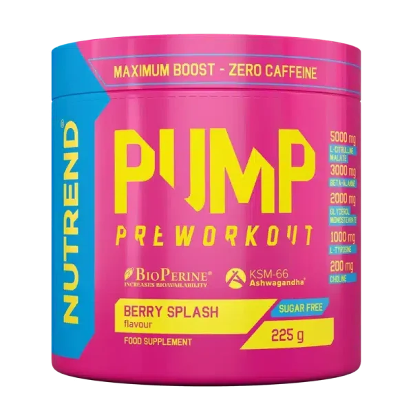 پمپ بدون کافئین ناترند 225گرم (Pre-workout without caffeine nutrend) - تصویر 2