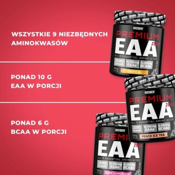 ای ای ای زیرو ویدر 325گرم (Weider Premium EAA Zero) - تصویر 2