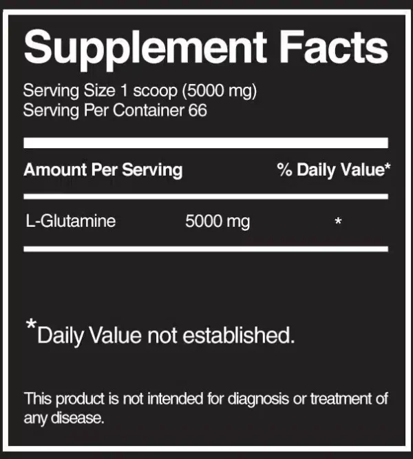 گلوتامین پودری لوکس330 گرم ( GLUTALOOX POWDER) - تصویر 2