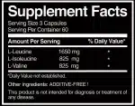 بی سی ای ای کپسولی لوکس330عدد ( LOOX BCAA CAPS) - تصویر 2
