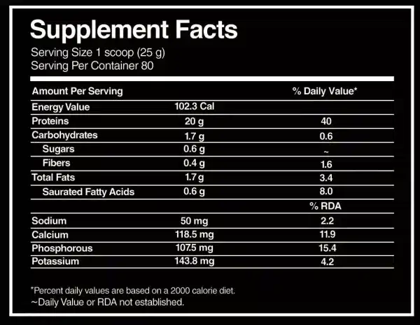 وی ۱۰۰ پروفشنال ایزوله لوکس 2کیلوگرم (LOOX Professional Whey 100 ISOLATE) - تصویر 2