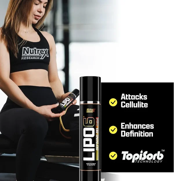 ژل چربی سوز لیپو 6 ناترکس 120میلی‌لیتر (Nutrex Lipo6 Defining Gel) - تصویر 2
