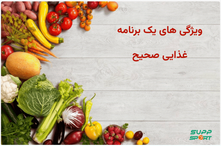 ویژگی های یک برنامه غذایی صحیح