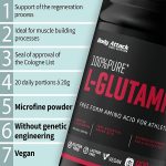 گلوتامین بادی اتک 400گرم (BODYATTACK GLUTAMINE) - Image 2