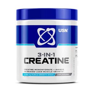 کراتین ترکیبی یو اس ان 200گرم (USN 3-IN-1 Creatine Monohydrate & Aminos)