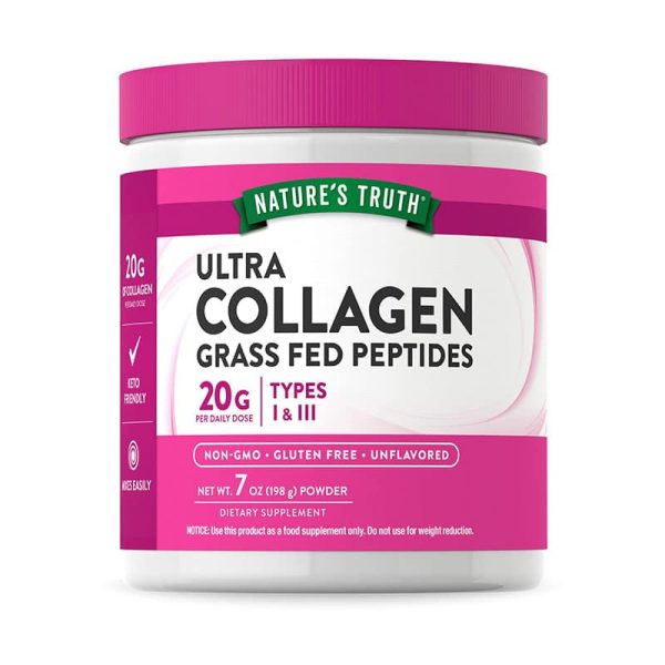 کلاژن نیچرز تروث 198گرم (Nature's Truth Ultra Collagen Grass Fed Peptids)