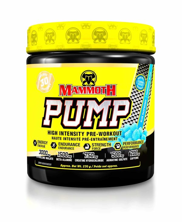 پمپ ماموت 270گرم (MAMMOTH Pump Pre Workout Powder) - تصویر 1