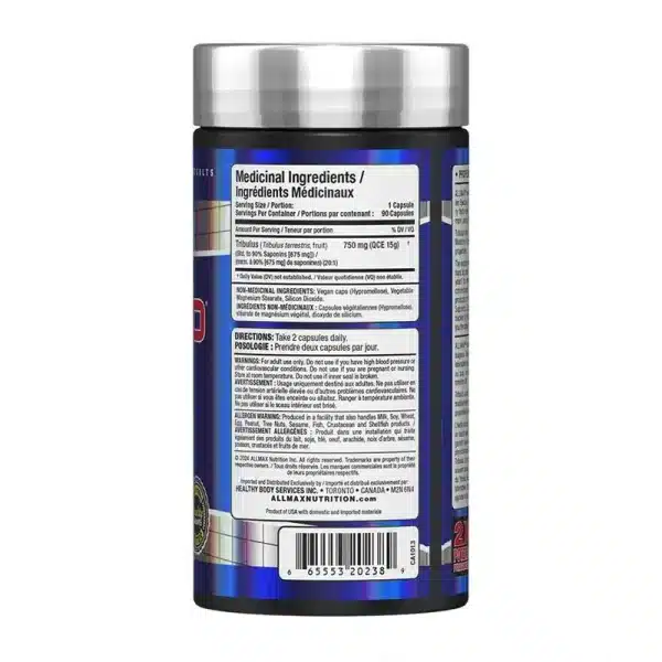 تریبولوس ایکس 90 آلمکس  (ALLMAX Tribulus X 90) - تصویر 2